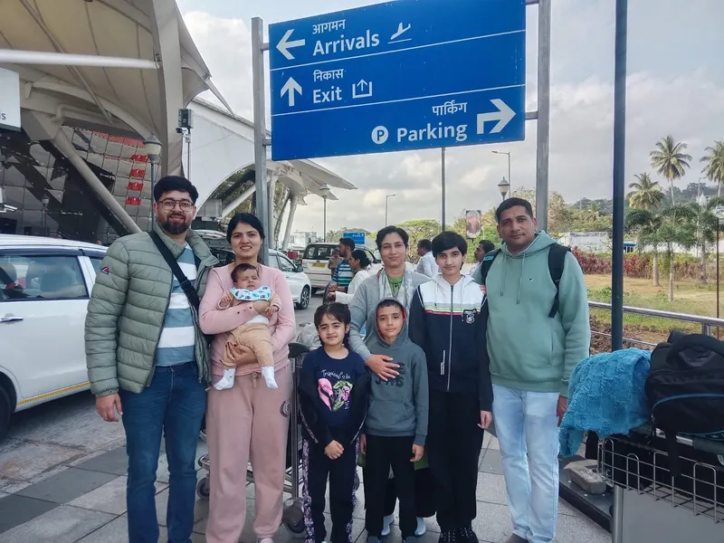Gupta Family from Delhi NCR — Family Package · Airport Arrival